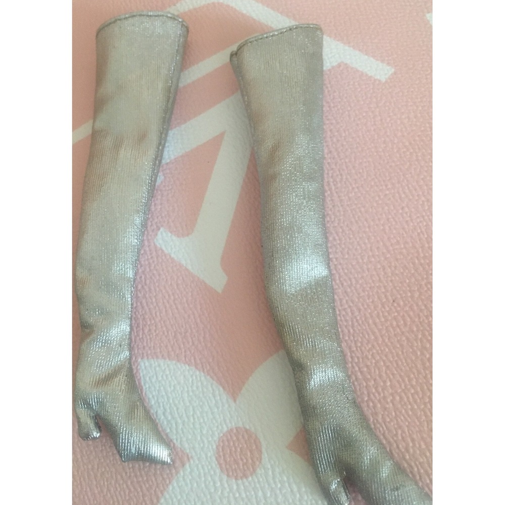 Vintage Barbie Sears Exclusive #1593 SILVER Groove boots Rare OOAK 1 of kind